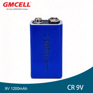 Batería LiMnO2 CR9V 1200mAh con 10 años de duración, baterías de 9V para sensores de seguridad, detectores de humo, detectores industriales - Product Image 3