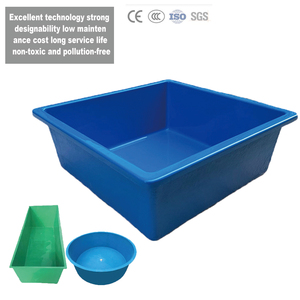 Aquarium Rectangle <span class=keywords><strong>Live</strong></span> Plant Fish FRP Koi Pond Aquarium en fibre de verre Aquaculture avec graines et feuilles - Product Image 1