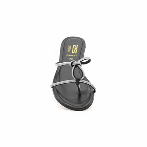 Black Fancy FN0671 Chappal For Ladies - Product Image 1