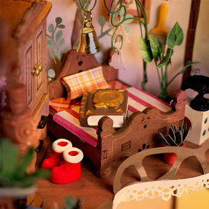 Robotime Rolife DIY Puzzles Kit Juguetes hechos a mano DG179 Fairytale Tree House 3D <span class=keywords><strong>Casa</strong></span> en miniatura <span class=keywords><strong>de</strong></span> madera - Product Image 5