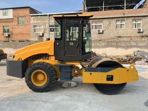 Voll hydraulische Leistungs schaltung 6-Tonnen-Walzen-Hochleistungsdieselmotor Ein hebel betrieb LCD-Instrument für alle Verdichtung sanford rungen - Product Image 6