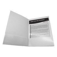 Carpeta de Presentación A4 Ultrafina con Impresión UV, Práctica y Promocional, con Ranura para Tarjetas, para la Organización Diaria de la Oficina y Negocios