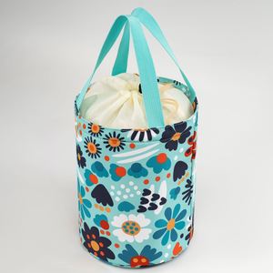 Sac isotherme tendance pour le déjeuner, personnalisable avec logo, sac à déjeuner pour homme à cordon de serrage par sublimation, sac isotherme de travail, vente chaude - Product Image 3