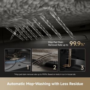 Aspiradora Robótica Dreame Oficial X40 <span class=keywords><strong>Master</strong></span>, 12000Pa, Mopa Telescópica, Estación Base, Funciones Completas, Limpieza Automática en Seco y Húmedo - Product Image 2