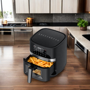 Freidora de Aire Multifuncional de Lujo, Eléctrica, Cuadrada, de Alta Calidad, 5.5L, con Pantalla LCD y Construcción de Plástico - Product Image 2