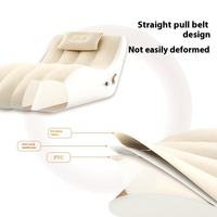 Canapé-lit floqué moderne pour camping en plein air - Chaise longue/salopette gonflable extra large et épaisse, pliable et portable pour la sieste