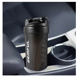 Commercio all'ingrosso popolare 750ml BPA Free di plastica Shaker a tenuta stagna bottiglia di acqua con Design sportivo ottimo per il caffè