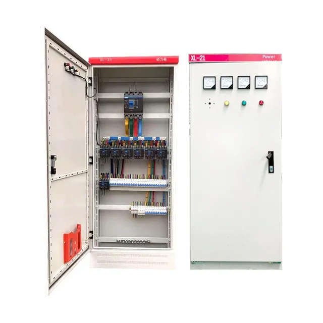 Xl-21 ZY Model Customazation 100A IP65 380V Industrial Power Distribution Cabinet Dual Power Supply GGD Inlet Switch Control