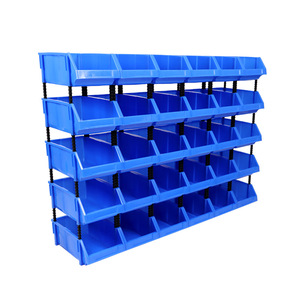 Plastic <b>Storage</b> <b>Bins</b> <b>Wall</b> <b>Mounted</b> Rectangular HDPE Office Organizer General Packaging No Lid Eco Friendly - Product Image 1