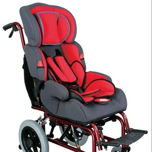脳性麻痺の子供のための折りたたみ式スチール車椅子Silla ruedas