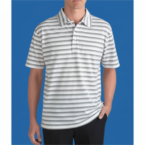 Tissu tricoté teint en fil de coton 100% pour hommes pour polo de haute qualité avec motif solide Poids de 210 grammes Service OEM disponible - Product Image 1