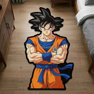 Tappeto a Forma di Drago Anime Ball, Antiscivolo, in Poliestere Lavabile, a Pelo Tagliato, Morbido, per Soggiorno e Camera da Letto - Product Image 3