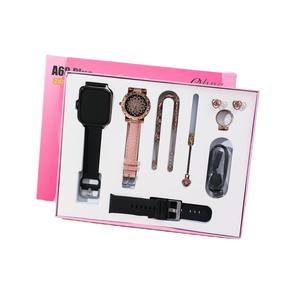 Reloj inteligente A68 Plus para mujer 8 en 1 para reloj deportivo Bluetooth Diamond Set Jewelry Compass Android IOS - Product Image 5