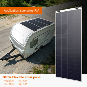 Módulo Solar Flexible HPBC de 200 Vatios y 20 Voltios, Contacto Trasero, 26% de Alta Eficiencia, Flexible, Delgado y Ligero para Barco JXY-C200B High E - Product Image 6