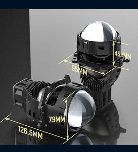 NVEL X9 <span class=keywords><strong>3</strong></span> pulgadas Bi-LED proyector lente alta/Baja 110W faro nuevo <span class=keywords><strong>3</strong></span>,0 modelo Bi-LED proyector lente para vehículos - Product Image 2