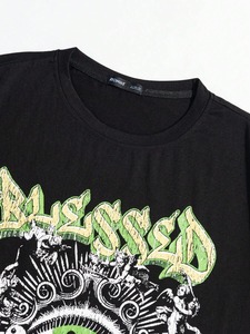 T-shirts pour hommes avec motif œil et slogan, fabrication directe, personnalisation disponible F10 - Product Image 5