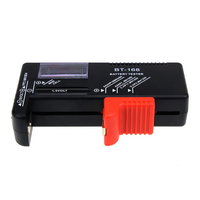 Probador de Baterías BT-168, Comprobador Universal de Capacidad de Baterías para AA, AAA, C, D, 9V, 1.5V, Probador de Descarga de Baterías de Botón