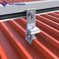 Support de fixation solaire réglable pour tuiles de toit