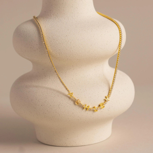 <span class=keywords><strong>Collana</strong></span> con Lettere in Acciaio Inox e Catena Tennis in Rame e Zirconio con Certificazione CE, Ideale per la <span class=keywords><strong>Festa</strong></span> <span class=keywords><strong>della</strong></span> <span class=keywords><strong>Mamma</strong></span> - Product Image 4
