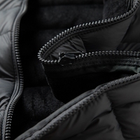 Manteaux coupe-vent personnalisés pour hommes avec fermeture éclair Chapeau amovible Manteaux épais et chauds en duvet Veste polaire Vestes d'hiver pour hommes