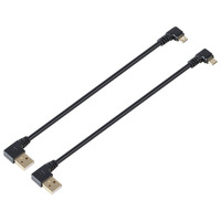 USB de 90 grados USB a Micro USB Cable para Roku TV Stick y banco de potencia