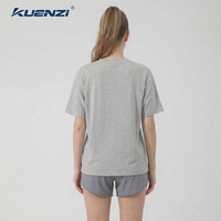 Camiseta Kuenzi con Logotipo Personalizado, 52% Algodón, 48% Poliéster, 220 g/m², Suave, Duradera, Transpirable y Ligera para Mujer