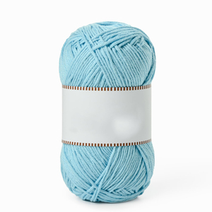 Hilo Acrílico de Lujo al por Mayor, 200g, 5 Capas, 100% Acrílico, para Tejer y Crochet, Suave, Tipo Algodón - Product Image 1