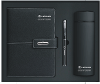 Ideas de Regalo 4 en 1 de Acero Inoxidable, Caja de Regalo con Logotipo Personalizado, Cuaderno, Bolígrafo USB, Regalo de Navidad, Mini Regalos, Regalos al por Mayor para las Fiestas de Invierno