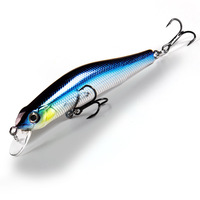 TG 80mm 8.5g Leurre Artificiel Flottant Minnow à Aimant pour la Pêche au Bar et au Brochet