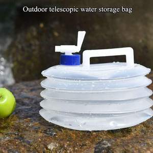 Venta al por Mayor de Botellas de Agua Plegables de 5L, 10L y 15L, Libres de BPA, Recipientes de Almacenamiento de Agua Plegables y Ligeras para Acampar al Aire Libre - Product Image 3