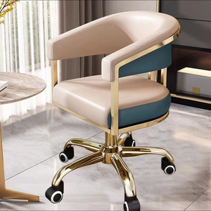 Table et chaise de manucure modernes et simples, mobilier de salon de manucure, spa, luxe, PU, hauteur réglable, chaises de manucure rotatives - Product Image 2