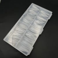 Capsules Popit N14445 pour extensions d'ongles, formes doubles, courbées profondes, type griffes d'aigle, réutilisables, 15 tailles