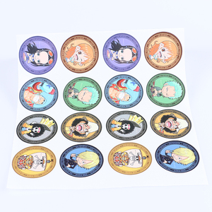 vinyl custom logo printing reward decals kiss cut sheet round sticker label for kids cartoon - Product Image 3