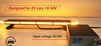 Nouvelle barre lumineuse stroboscopique LED 10-50V pour voitures camions Signal de sécurité d'urgence lampe de poche clignotante E-Mark pour accessoires d'éclairage de voiture