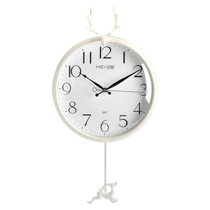 Nordic Style Wall <b>Clock</b> Analog Silent Round <b>Battery</b> Powered Bedroom Decor - Product Image 5