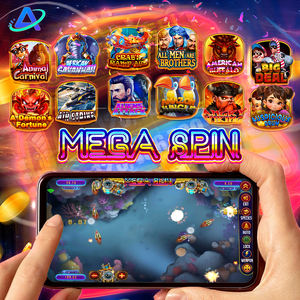 Table de jeu de pêche en ligne Megaspin en métal, 8 joueurs, avec son réaliste et Wi-Fi – Offre Spéciale - Product Image 1