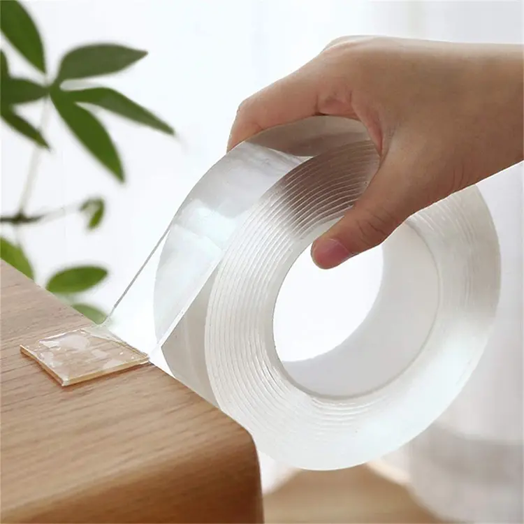 Double Sided Tape Heavy Duty(16.5FT/5M), Multipurpose Wall Tape Adhesive Strips Removable Mounting Tape