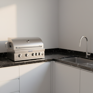 Eingebauter 4-Brenner-Grill mit Großer Grillfläche, Modernem Design und Drehknopfsteuerung für LPG/NG-Gas, Ideal für die Küche - Product Image 5