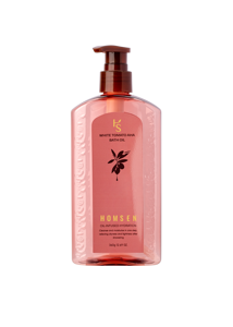 Botella de Plástico Cuadrada Rosa Translúcida de Lujo con Borde Decorativo y Bomba Dosificadora; Logotipo Personalizable para Envases de Cuidado Personal - Product Image 3
