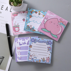 50 feuilles de blocs-notes autocollants mignons Kawaii en forme de chiot pour liste de choses à faire, journal, notes, bricolage, cadeau, <span class=keywords><strong>papeterie</strong></span> - Product Image 4
