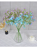 Gypsophile artificielle réaliste pour décoration de mariage, bouquet de mariée, tige unique, gypsophile en caoutchouc PU doux au toucher, fleur artificielle