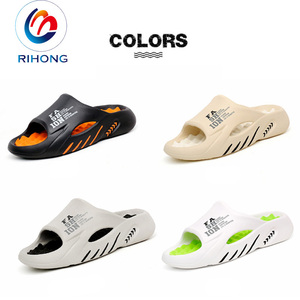 Alta calidad verano OEM logo hombres Eva zapatillas deportivas <span class=keywords><strong>sandalias</strong></span> deslizantes playa <span class=keywords><strong>suela</strong></span> blanda zapatos planos - Product Image 6