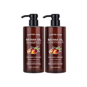 Shampooing et revitalisant à prix de gros, 100% huile de Batana naturelle, sans sulfate, croissance complète des <span class=keywords><strong>cheveux</strong></span>, anti-chute et réparation - Product Image 1