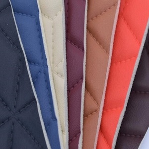 Bordado Diamante Patrón PVC Cuero sintético artificial con esponja para asiento de coche o sofá <span class=keywords><strong>y</strong></span> silla Tapicería suave - Product Image 3