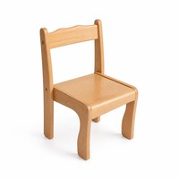 Chaise pour enfants en bois de hêtre Chuangjin, hauteur d'assise 20 cm, style Montessori, pour maternelle et garderie, vente en gros
