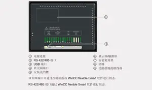 Siemens 6AV2124-1GC01-0AX0 New And Original Operator PLC Control System Panel HMI Touch Screen