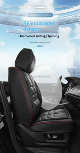 Housses de siège de voiture en cuir Nappa de qualité supérieure, ajustement universel pour Citroën <span class=keywords><strong>C3</strong></span> C4 C Elysee <span class=keywords><strong>Aircross</strong></span>, <span class=keywords><strong>accessoires</strong></span> automobiles résistants à l'usure - Product Image 2