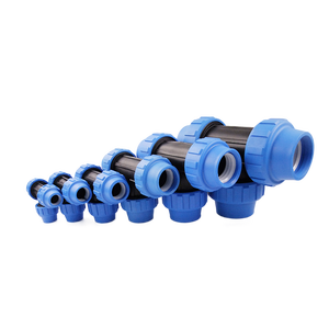 DN40ข้อต่อท่อน้ำพลาสติก PE DN63 DN50ข้อต่อข้อ90องศาข้อต่อท่อพีวีซีแบบรวดเร็วลดข้อต่อรวดเร็ว - Product Image 1