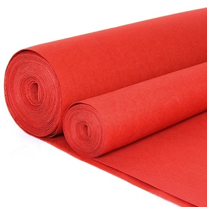 Thảm trải ngoài trời màu xanh 100% polyester, khổ 1-10mm, chất liệu trơn, dùng cho triển lãm & thảm trải sự kiện, chất liệu nỉ đục kim chống trơn, cuộn nỉ - Product Image 4