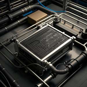 เครื่องควบแน่นแบบเย็นหม้อน้ำรถยนต์นิสสันพัลซาร์วัสดุเหล็กและอลูมิเนียมสภาพใหม่ - Product Image 2